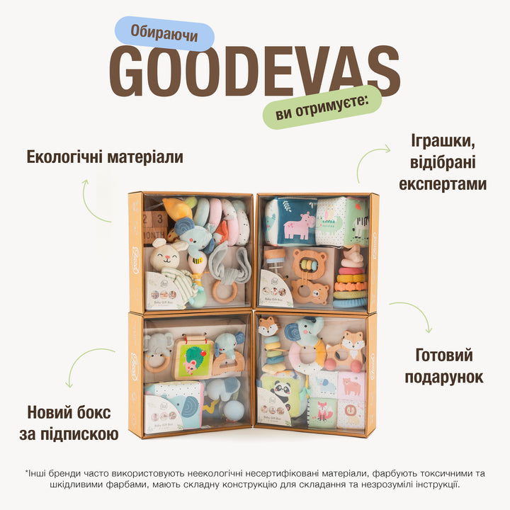 BabyBox — Ігрові набори для немовлят (0–12 місяців)