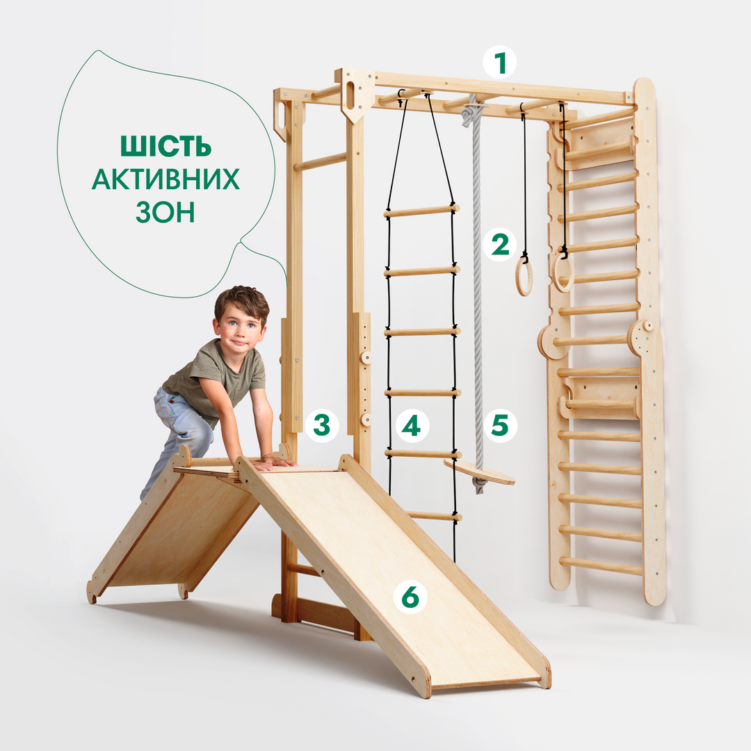 Спортивний куточок для шведської стінки